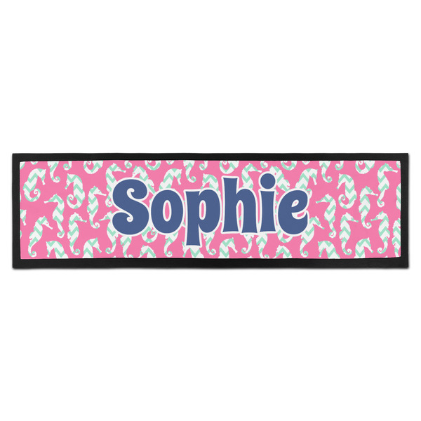 Custom Sea Horses Bar Mat - Large (Personalized)