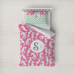 Sea Horses Duvet Cover Set - Twin (Personalized)