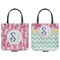Sea Horses Canvas Tote - Front and Back