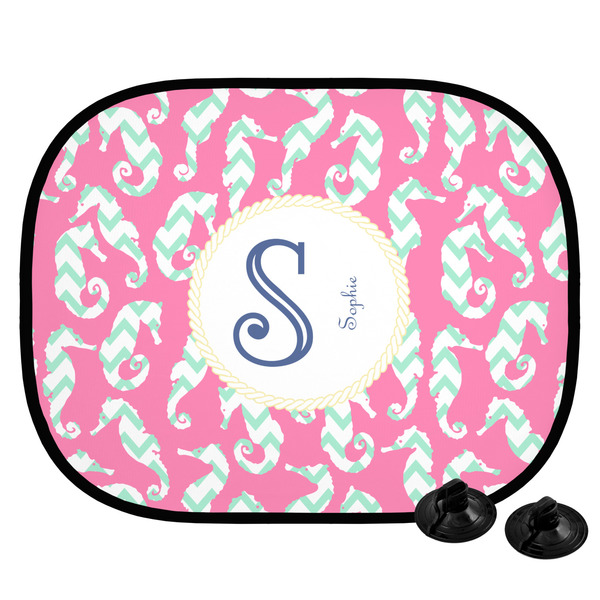 Custom Sea Horses Car Side Window Sun Shade (Personalized)