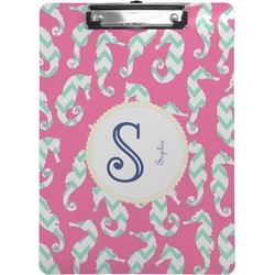Sea Horses Clipboard (Letter Size) (Personalized)