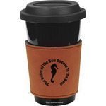 Sea Horses Leatherette Cup Sleeve - Single Sided (Personalized)