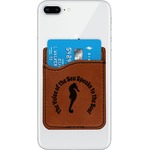 Sea Horses Leatherette Phone Wallet (Personalized)