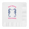 Sea Horses Embossed Decorative Napkins (Personalized)