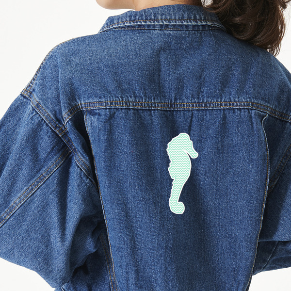 Custom Sea Horses Twill Iron On Patch - Custom Shape - X-Large