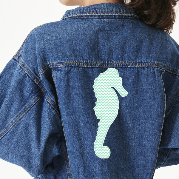 Custom Sea Horses Twill Iron On Patch - Custom Shape - 3XL