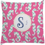 Sea Horses Decorative Pillow Case (Personalized)