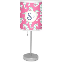 Sea Horses 7" Drum Lamp with Shade Polyester (Personalized)