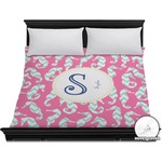 Sea Horses Duvet Cover - King (Personalized)