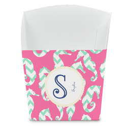 Sea Horses French Fry Favor Boxes (Personalized)