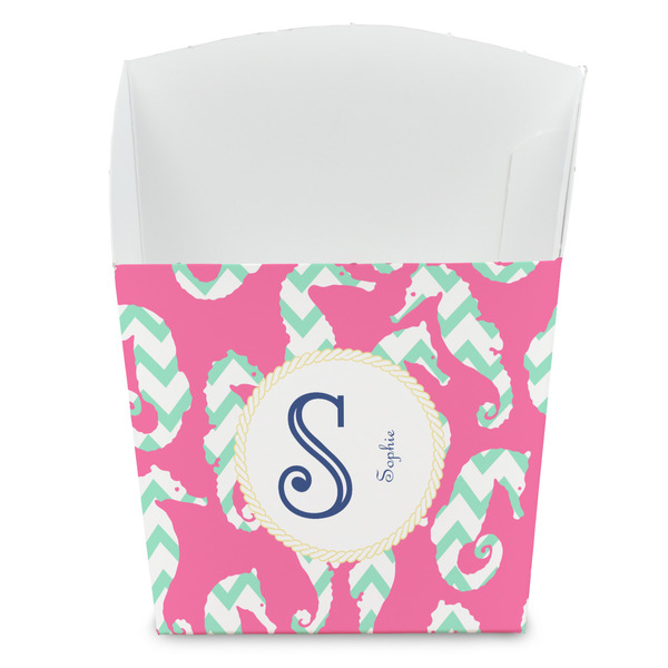 Custom Sea Horses French Fry Favor Boxes (Personalized)