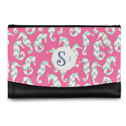 Sea Horses Genuine Leather Women's Wallet - Small (Personalized)