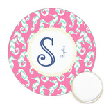 Sea Horses Printed Cookie Topper - 2.5" (Personalized)