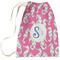 Sea Horses Large Laundry Bag - Front View