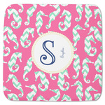 Sea Horses Memory Foam Bath Mat - 48"x48" (Personalized)