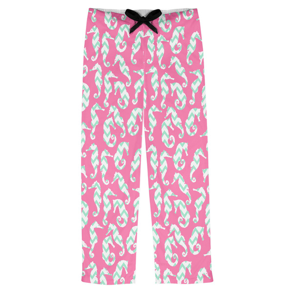 Custom Sea Horses Mens Pajama Pants - XL