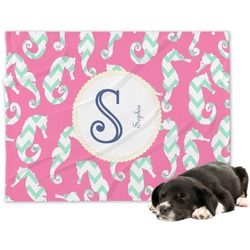 Sea Horses Dog Blanket - Regular (Personalized)