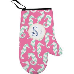 Sea Horses Right Oven Mitt (Personalized)