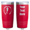 Sea Horses Red Polar Camel Tumbler - 20oz - Double Sided - Approval