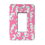 Sea Horses Rocker Style Light Switch Cover - Single Switch