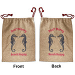 Sea Horses Santa Sack - Front & Back (Personalized)