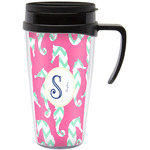 Sea Horses Acrylic Travel Mug with Handle (Personalized)