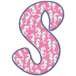 Sea Horses Letter Decal - Large (Personalized)