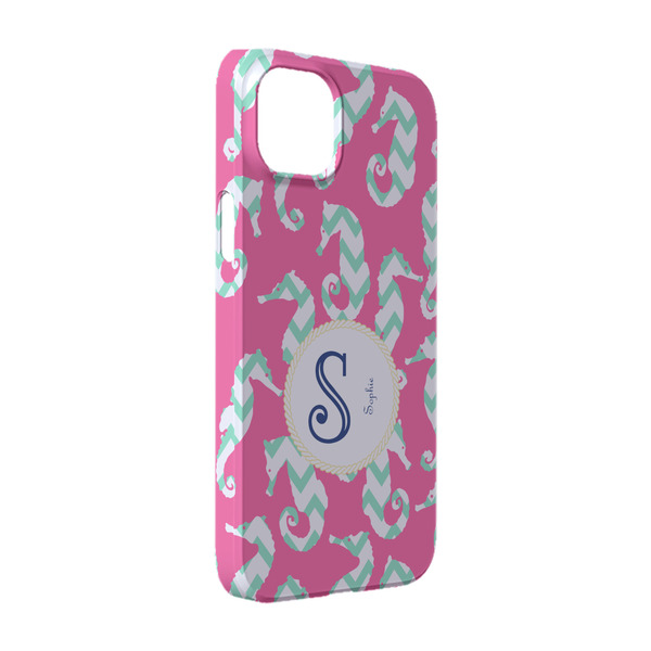 Custom Sea Horses iPhone Case - Plastic - iPhone 14 Pro (Personalized)