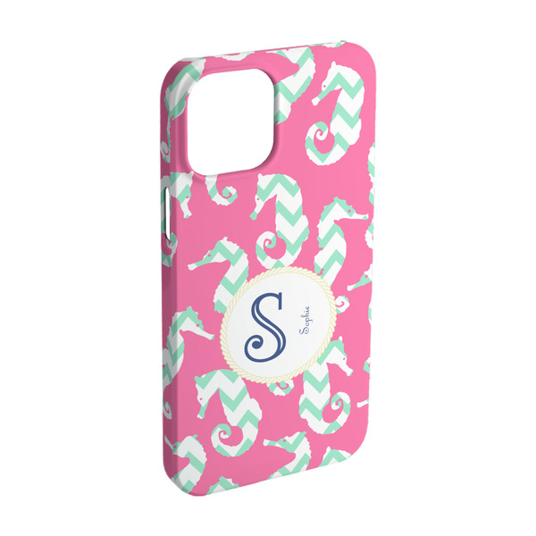 Custom Sea Horses iPhone Case - Plastic - iPhone 15 (Personalized)