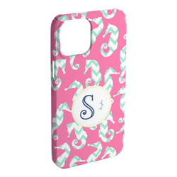 Sea Horses iPhone Case - Plastic - iPhone 15 Plus (Personalized)