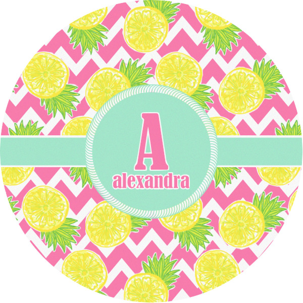 Custom Pineapples Multipurpose Round Labels - 1" (Personalized)