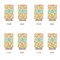 Pineapples 12oz Tall Can Sleeve - Set of 4 - APPROVAL