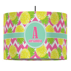 Pineapples Drum Pendant Lamp (Personalized)