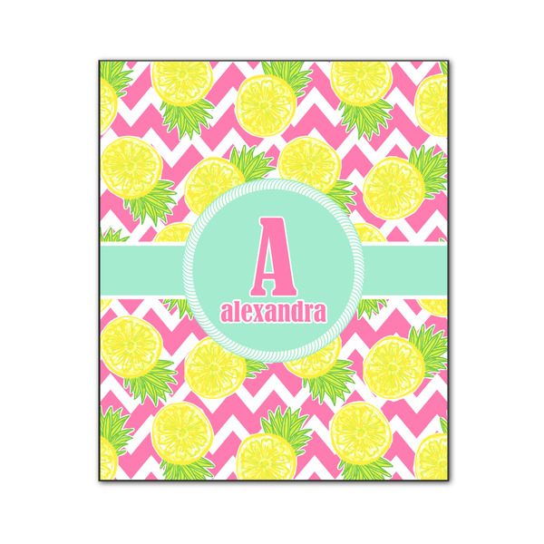 Custom Pineapples Wood Print - 20x24 (Personalized)