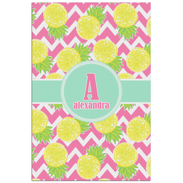 Custom Pineapples Poster - Matte - 24x36 (Personalized)