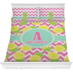 Pineapples Comforter Set - Full / Queen (Personalized)
