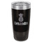 Pineapples Black Polar Camel Tumbler - 20oz - Front