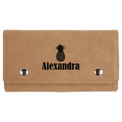 Pineapples Cards & Dice Set - Light Brown (Personalized)