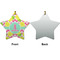 Pineapples Ceramic Flat Ornament - Star Front & Back (APPROVAL)