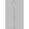 Pineapples Clear Plastic 7" Stir Stick - Round - Single Stick