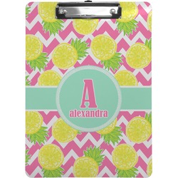 Pineapples Clipboard (Letter Size) (Personalized)