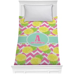 Pineapples Comforter - Twin (Personalized)