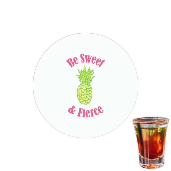 Custom Pineapples Printed Drink Topper - 1.5" (Personalized)