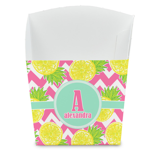 Custom Pineapples French Fry Favor Boxes (Personalized)