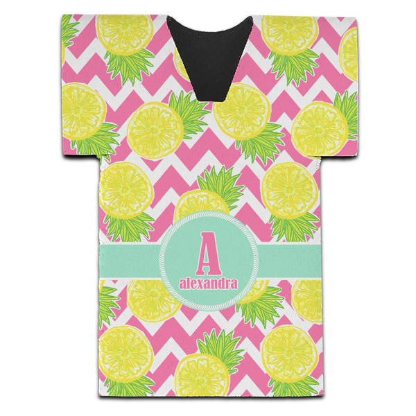 Custom Pineapples Jersey Bottle Cooler (Personalized)