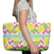 Pineapples Large Rope Tote Bag - In Context View