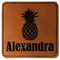 Pineapples Leatherette Patches - Square