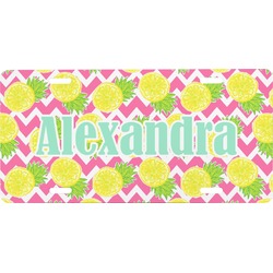 Pineapples Front License Plate (Personalized)
