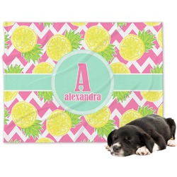 Pineapples Dog Blanket - Regular (Personalized)