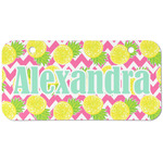 Pineapples Mini/Bicycle License Plate (2 Holes) (Personalized)